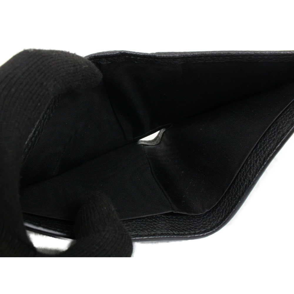 GUCCI Leather Wallet Bi fold Sherry Black - Picture 9 of 10